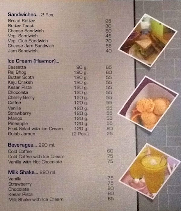 Kalrav Restaurant & Banquet menu 