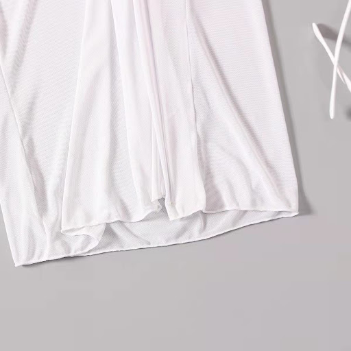 Title 5, Solid Color Split Gauze Swimsuit Separate Bikin...