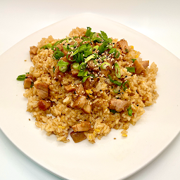 Garlic Chicken Fried Rice