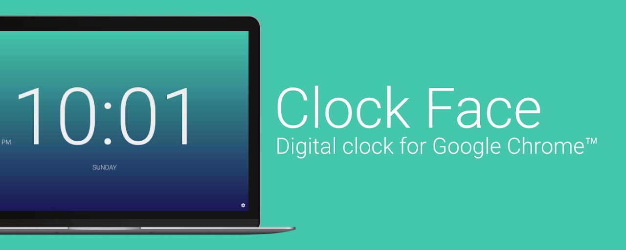 Clock Face: Digital clock for new tab page Preview image 2