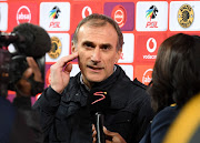 Kaizer Chiefs head coach Giovanni Solinas during the Absa Premiership match between Kaizer Chiefs and Bidvest Wits at FNB Stadium on August 07, 2018 in Johannesburg, South Africa. 