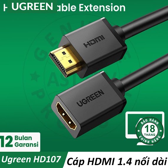 Cáp Hdmi Nối Dài Hỗ Trợ 4K 2K Chính Hãng Ugreen Hd107