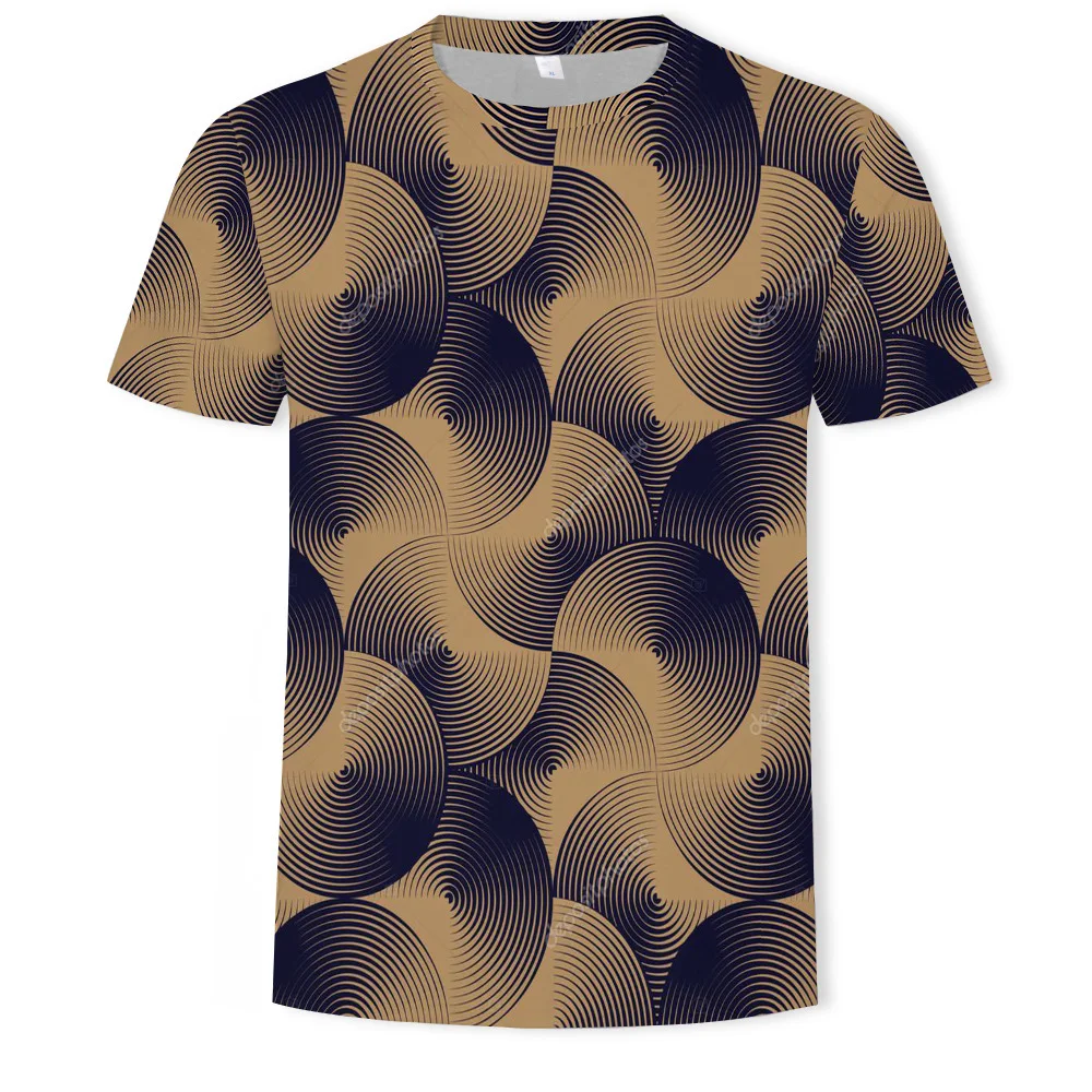 Title 35, Herren Fashion Casual T-Shirt mit Digitaldruck ...