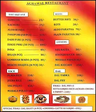 Agrawal Restaurant menu 1