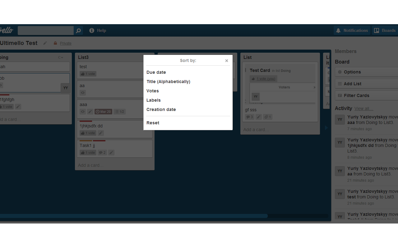 Ultimello, the features pack for Trello Preview image 0