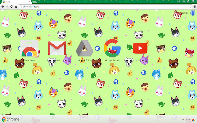 Animal Crossing chrome extension