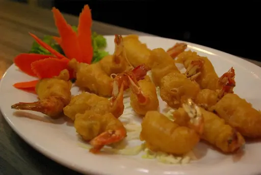 Golden Fried Prawns