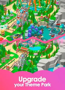 تحميل Idle Theme Park Tycoon مهكرة 2024 للاندرويد