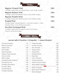 Delicious Parathas menu 2