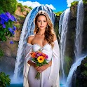 Waterfall Photo Frames Editor