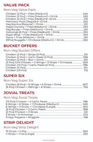 Chicking menu 1