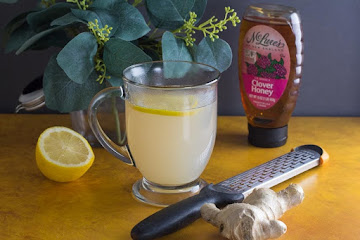 Low FODMAP Honey Lemon Ginger Tea