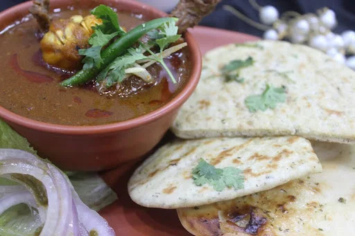 Handi Chicken - Lachha Paratha/Rumali Roti