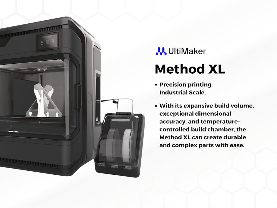 UltiMaker Method XL 3D Printer - 2 Year Enhanced Service Plan (+$1599)