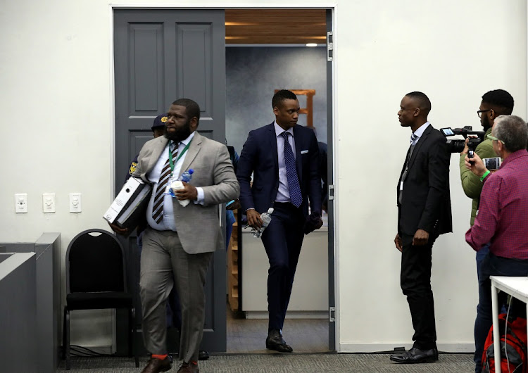 Duduzane Zuma arrives at the State capture commission of inquiry for the second day of his father, Jacob Zuma's testimony.