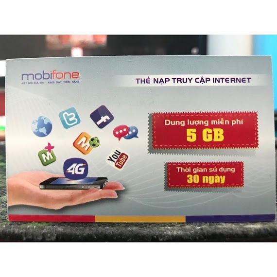 ( Kho Thẻ Data) Sim The Data 5Gb 3.5Gb Thẻ Data 2.8Gb 2.1Gb Sd 30 Ngày Thẻ Data 1.4G Và Thẻ 1G Sd 10 Ngày 3G/4G Của Mobi