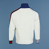 adidas x gucci viscose zip up jacket white