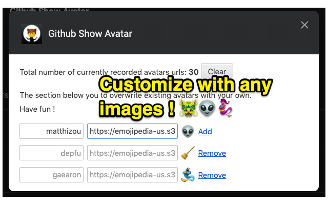 Github Show Avatar Preview image 2