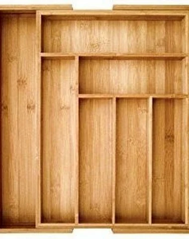 Contenedor de cajón de bambú para u - 1