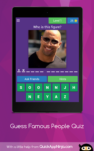 Guess Famous People Quiz