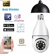 Camera An Ninh Không Dây Xoay 360 Độ Hình Bóng Đèn Kết Nối Wifi Ptz Ip