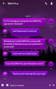 How to mod SMS Plus Purple Theme patch 1.0.6 apk for bluestacks