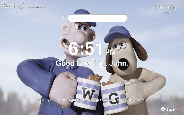 Wallace and Gromit Wallpapers New Tab