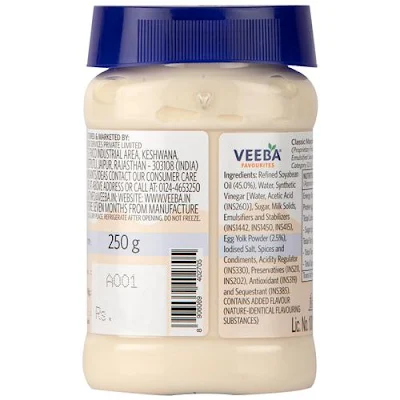 Veeba Classic Mayonnaise 250 Gm