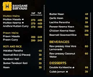 Bikkgane Biryani menu 5