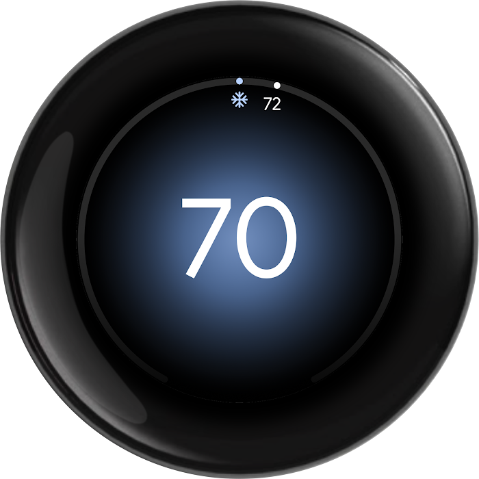 Controller variant of the Nest Thermostat Farsight face 