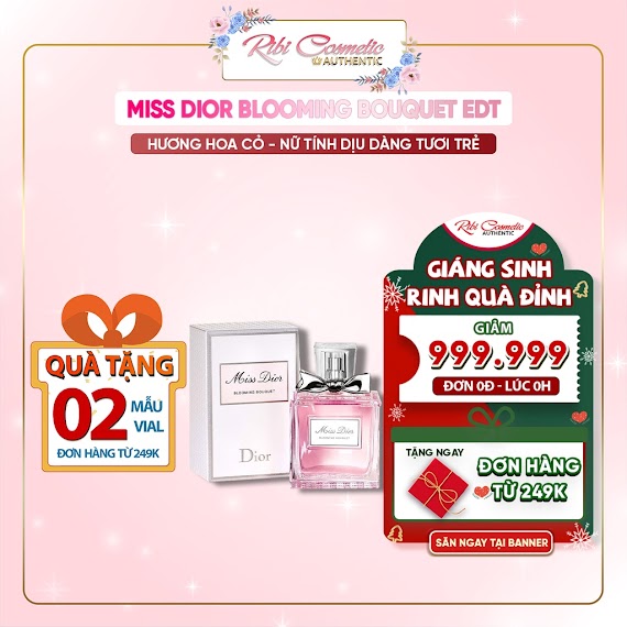 Nước Hoa Nữ Miss Dior Blooming Bouquet Edt - Mùi Hương Yêu Thích Của Jisoo Blackpink Ribicosmetics