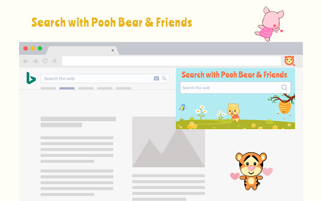 Search with Pooh Bear & Friends