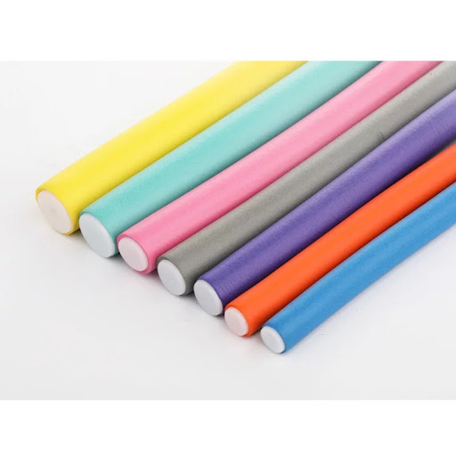 Title 6, No hair damage sponge rubber curling stick, uni...