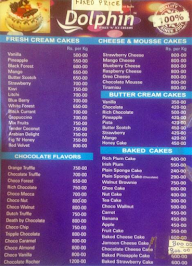 Dolphin Bakes 'N' Ice Creams menu 1