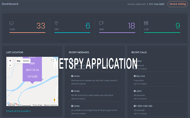 NetSpy - SMS Tracker chrome extension