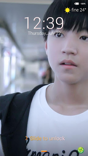 lovely boy-iDO Lock screen