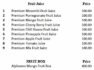 Juicewale menu 1