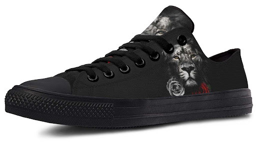 Title 5, Fashion Printed Couple High Top Canvas Shoes St...