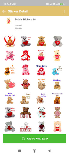 Screenshot Teddy Bear Sticker - WASticker