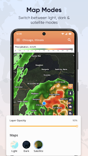 Screenshot Live Weather Radar Launcher