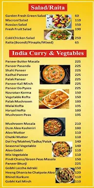 Indo Tiger Restaurant menu 3