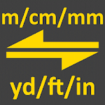 Cover Image of 下载 m, cm, mm to yard, feet, inch converter tool 4.0 APK