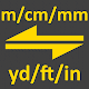 m, cm, mm to yard, feet, inch converter tool Download on Windows