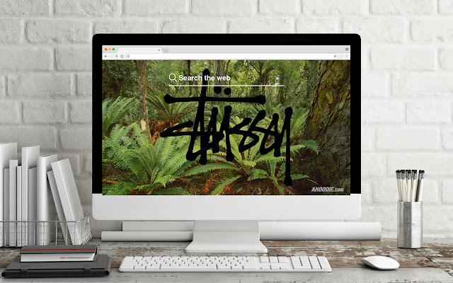 Stussy New Tab Theme