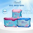 Băng Vệ Sinh Kiyomi Nhật Bản Công Nghệ Hạt Sap Thấm Hút, Mỏng Nhẹ 0.1Cm, Kháng Khuẩn Nano Bạc