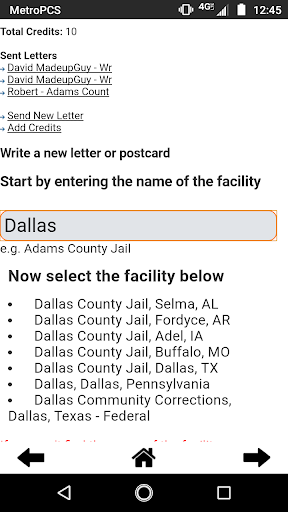 eMail To Inmates screenshot #2