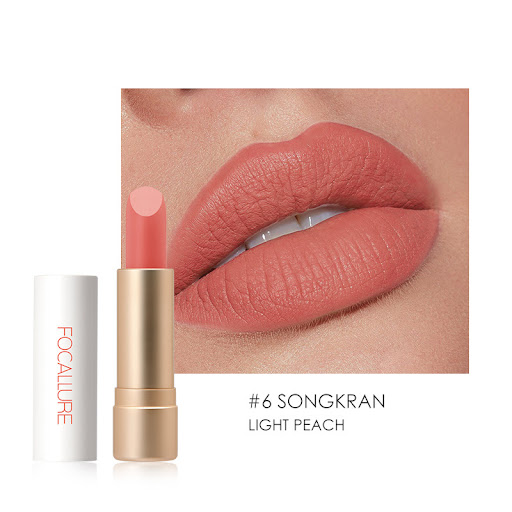 Title 4, FOCALLURE pink matte lipstick for stunning lips...