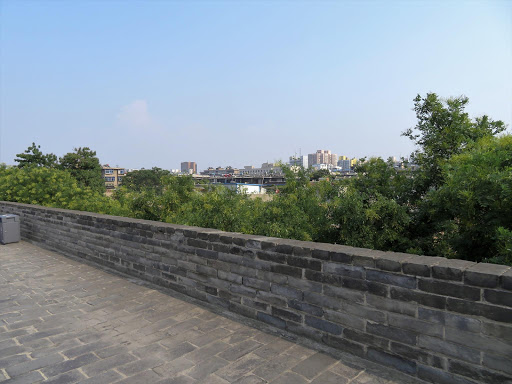 Xi'an City wall bike ride China 2016