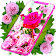 Pink Rose Live Wallpaper 🌹 Roses 3D Wallpapers icon