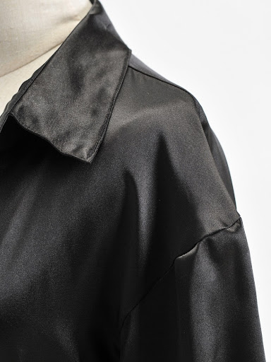 Title 15, Womens V-neck Wrap Bow Tie Satin Shirt Top Eff...